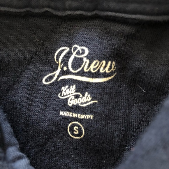 J. Crew Knit Goods Quilted Cotton Button Up Jacket in Navy Men’s Size S - Picture 8 of 10